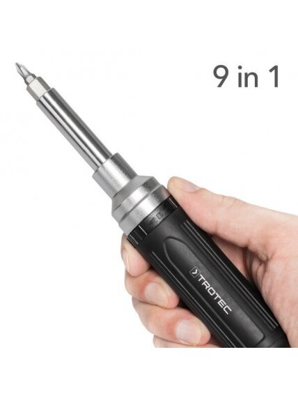 Antgalių rinkinys su atsuktuvu Trotec 9in1 11