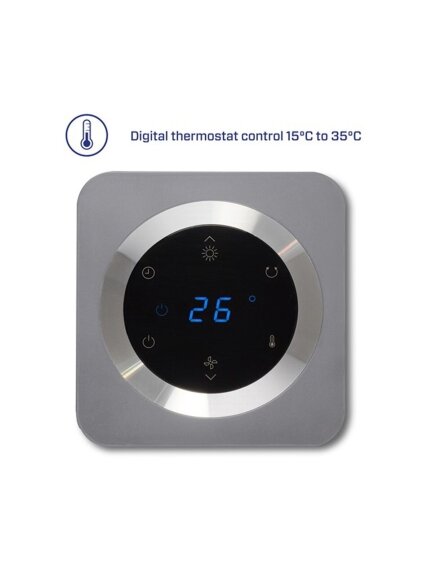 Bokštinis ventiliatorius - šildytuvas Clean Air CA-904G 3