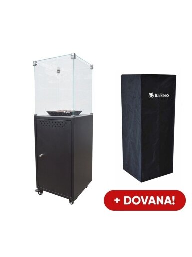Dujinis lauko šildytuvas Etna + DOVANA