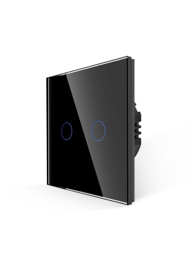 Dvipolis sensorinis jungiklis Feelspot, juodas 500W