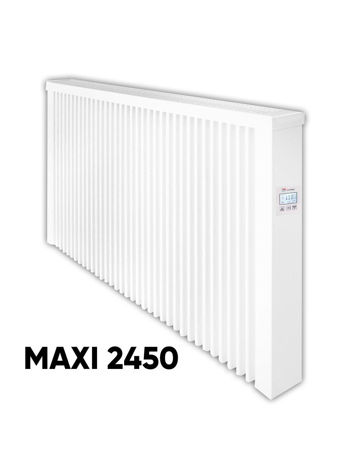Elektriniai radiatoriai AeroFlow su FlexiSmart Pro valdymu 6