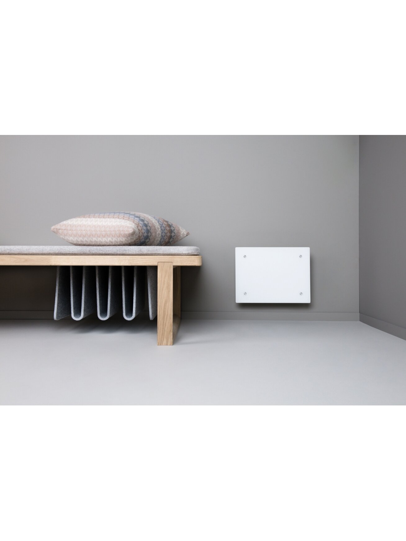 Elektrinis radiatorius ADAX ECO 02 KBT, White Glass 2