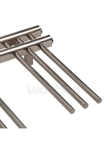 Elektrinis rankšluosčių džiovintuvas WOBBEE GLASTON BRUSHED NICKEL PVD 50x100cm braižyto nikelio spalvos kairinis su tenu paslėptu montavimu Elektrinis rankšluosčių džiovintuvas WOBBEE GLASTON BRUSHED NICKEL PVD 50x100cm braižyto nikelio spalvos kairinis su tenu paslėptu montavimu