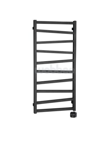 Elektrinis rankšluosčių džiovintuvas WOBBEE PENTRE BLACK 50x100 cm, dešininis, paslėptas montavimas Elektrinis rankšluosčių džiovintuvas WOBBEE PENTRE BLACK 50x100 cm, dešininis, paslėptas montavimas