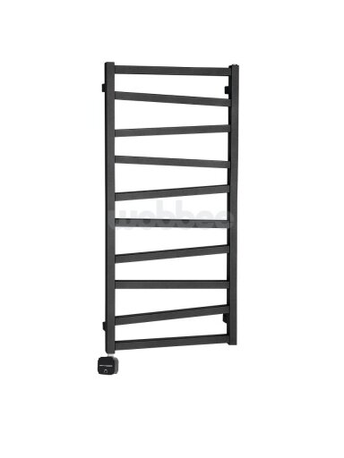 Elektrinis rankšluosčių džiovintuvas WOBBEE PENTRE BLACK 50x100 cm, kairinis, paslėptas montavimas Elektrinis rankšluosčių džiovintuvas WOBBEE PENTRE BLACK 50x100 cm, kairinis, paslėptas montavimas