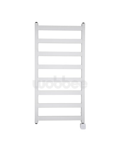 Elektrinis rankšluosčių džiovintuvas WOBBEE TENBY WHITE 50x100 cm, dešininis, paslėptas montavimas
