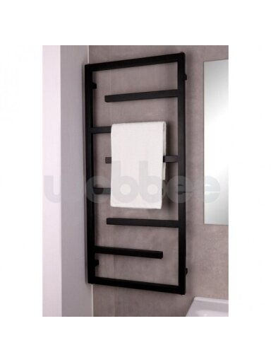 Elektrinis rankšluosčių džiovintuvas WOBBEE WELLY BLACK 50x110 cm, dešininis, paslėptas montavimas Elektrinis rankšluosčių džiovintuvas WOBBEE WELLY BLACK 50x110 cm, dešininis, paslėptas montavimas
