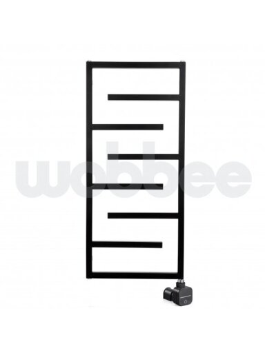 Elektrinis rankšluosčių džiovintuvas WOBBEE WELLY BLACK 50x110 cm, dešininis, paslėptas montavimas Elektrinis rankšluosčių džiovintuvas WOBBEE WELLY BLACK 50x110 cm, dešininis, paslėptas montavimas