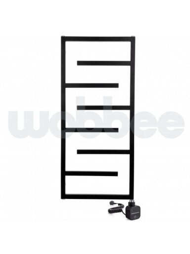 Elektrinis rankšluosčių džiovintuvas WOBBEE WELLY BLACK 50x110 cm, dešininis, su laidu ir kištuku Elektrinis rankšluosčių džiovintuvas WOBBEE WELLY BLACK 50x110 cm, dešininis, su laidu ir kištuku