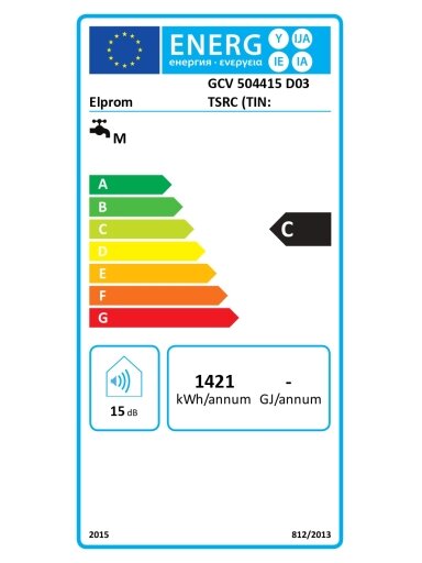 Elektrinis vandens šildytuvas TESY GCV 50 ELPROM