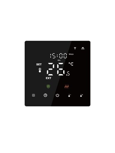 Elektroninis programuojamas termostatas Feelspot WTH22.16 NEW Black, WiFi Tuya