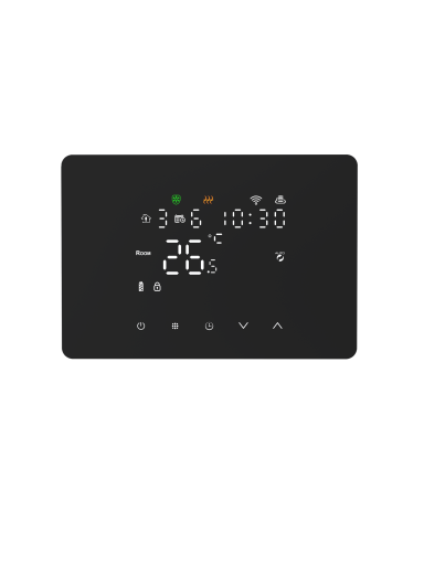 Elektroninis programuojamas termostatas Feelspot WTH25.05RF Wi-Fi, juodas