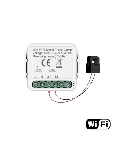 Energijos matavimo modulis Feelspot FS-PMM01W WiFi, Tuya