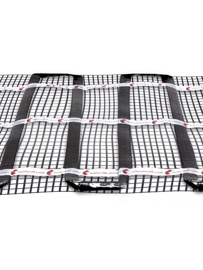 Grindinio šildymo tinklelis Warmset BLACK, 150W 1