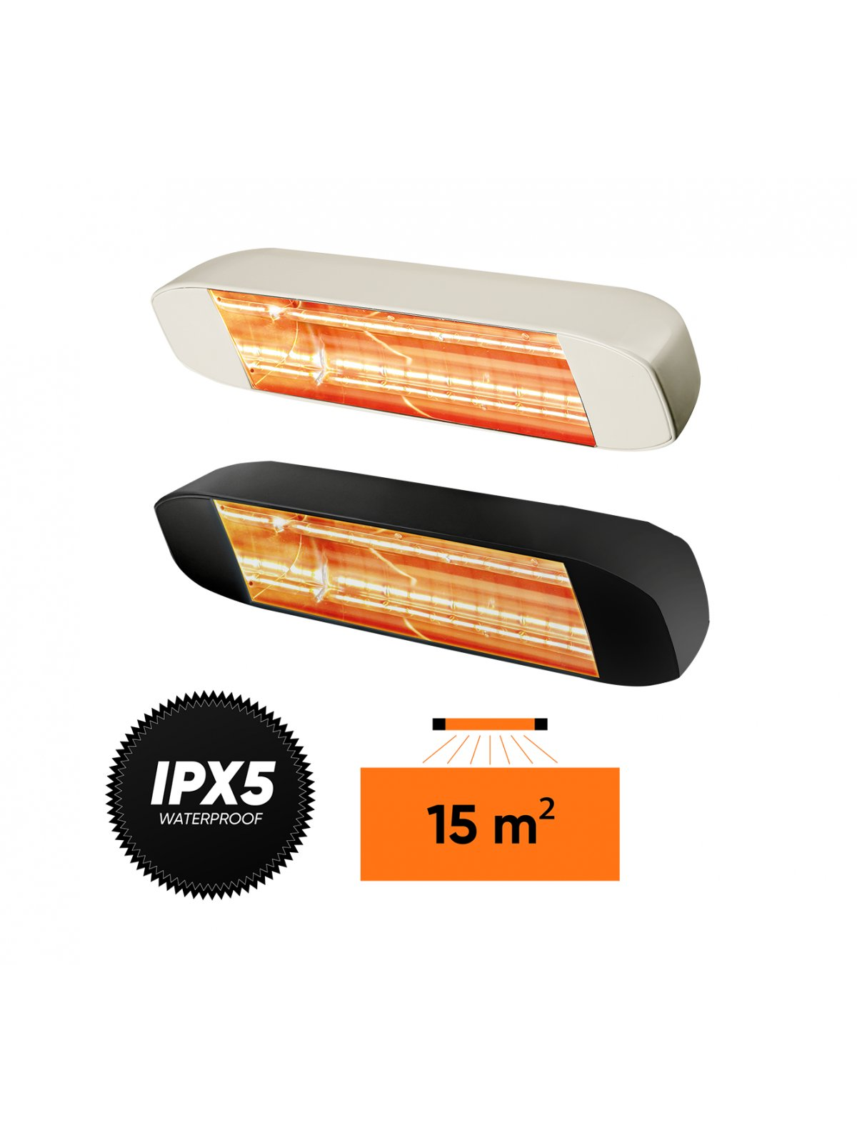 Halogeniniai infraraudonųjų spindulių šildytuvai HELIOSA HI DESIGN 11