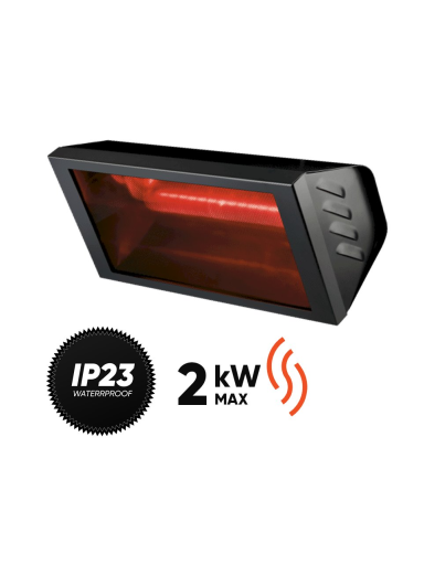 Halogeninis infraraudonųjų spindulių šildytuvas Helios Radiant Black