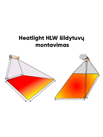 Halogeniniai infraraudonųjų spindulių šildytuvai Heatlight HLW 4