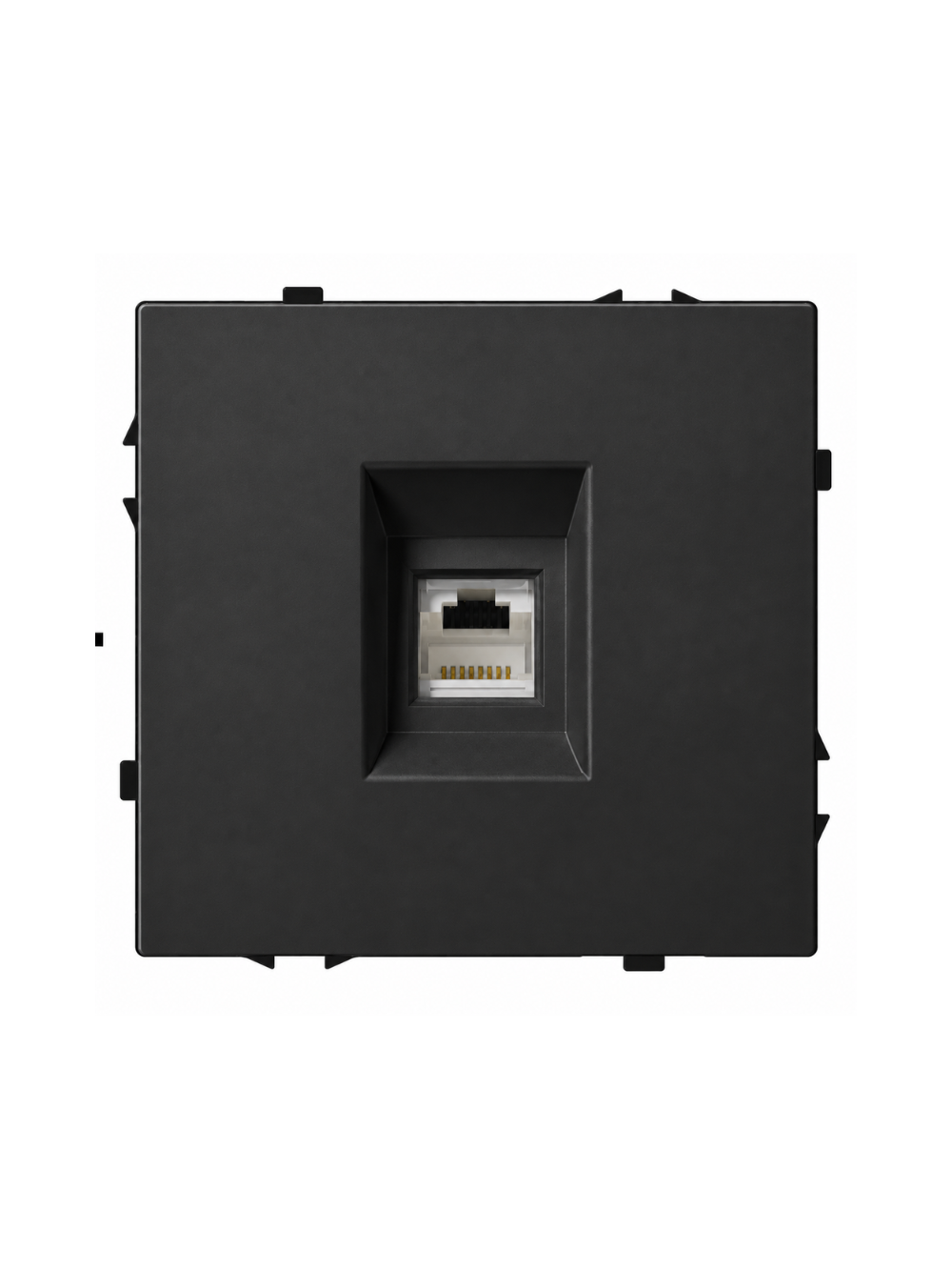 Interneto lizdas CAT 6 Feelspot FSINCAT6B, juodas Interneto lizdas CAT 6 Feelspot FSINCAT6B, juodas