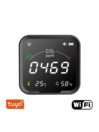 Išmanioji oro kokybės stotelė Feelspot WS2022 NEW  NDIR, WIFI, Tuya (matuoja CO2)
