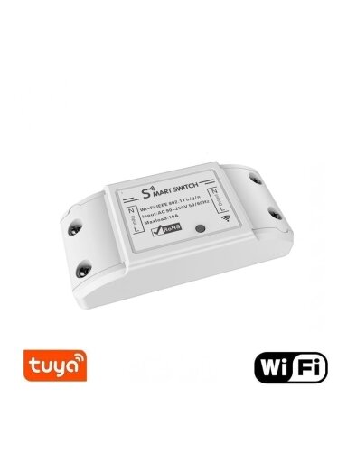 Išmanusis jungiklis - rėlė Feelspot FS-WB01W 10A Wi-fi, Tuya
