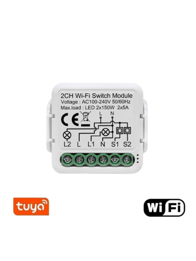 Jungiklis Feelspot FS-SM04W, WiFi, 2 jungtys