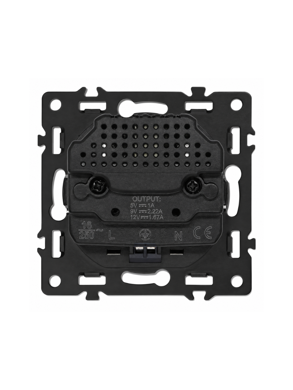 Kištukinis lizdas su USB A+C jungtimis Feelspot FSKL1A1CCA, 20W, kašmyro 1