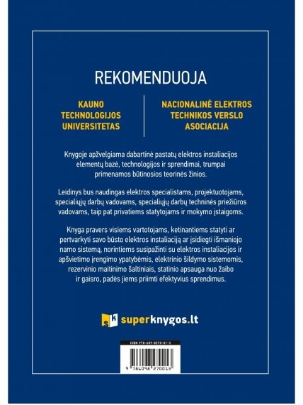 Knyga "ELEKTRIKO VADOVAS. II papildytas leidimas" 2 Knyga "ELEKTRIKO VADOVAS. II papildytas leidimas" 2