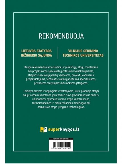 Knyga „Statybų vadovas STOGAI. II papildytas leidimas” 2
