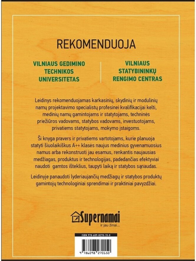 Knyga „Statybų vadovas. MEDINIAI NAMAI” 2