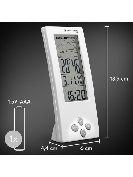 Meteorologinė stotelė Trotec BZ 06 7