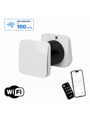 Mini rekuperatorius BSK Zephyr Plus, 100 m³/h