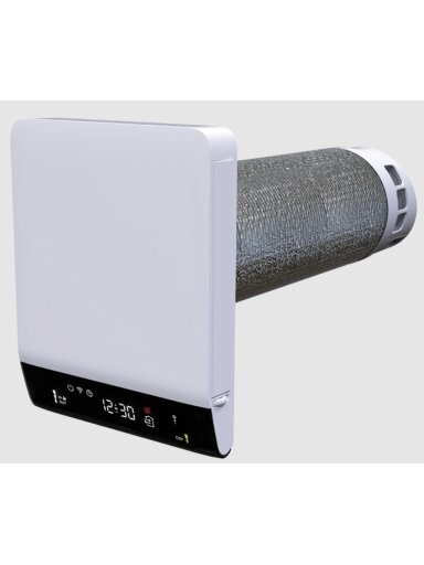 Mini rekuperatorius Twinfresh Breezy 160-E-Smart  57 m3/h dvisrautis