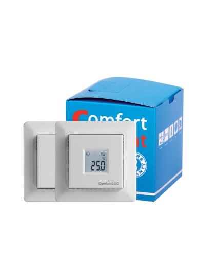 Programuojamas termostatas Comfort ECO White
