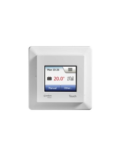 Programuojamas termostatas Comfort TOUCH White