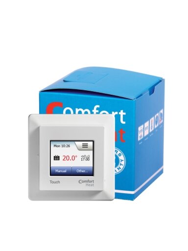 Programuojamas termostatas Comfort TOUCH White