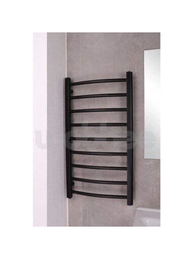 Rankšluosčių džiovintuvas WOBBEE BRYMBO Black 50x90 cm