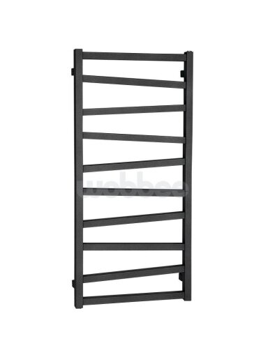Rankšluosčių džiovintuvas WOBBEE PENTRE BLACK 50x100 cm Rankšluosčių džiovintuvas WOBBEE PENTRE BLACK 50x100 cm