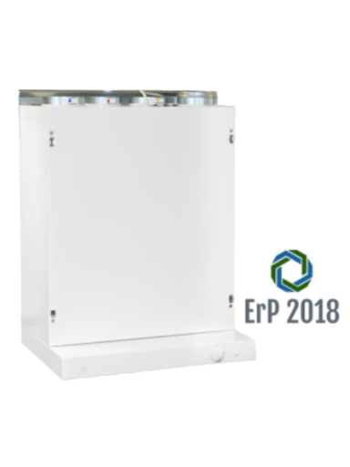 Rekuperatorius ENSY WAVE 200KH vert. deš.p. su baltu gartraukiu  su Wi-Fi_Bluetooth valdikliu