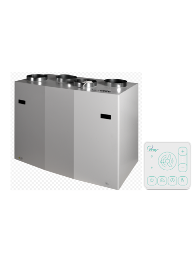 Rekuperatorius ENSY WAVE 550BH/1 vert. deš. p. 794 m³/h su Wi-Fi ir Bluetooth valdikliu