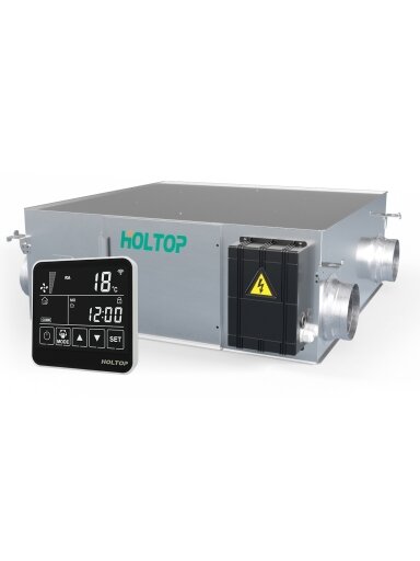 Rekuperatorius Holtop CFA 250C 250m3/h su liečiamu pulteliu