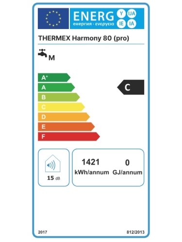 Šildytuvas vandens PRO 80L Harmony Thermex su sausu kaitinimo elementu 1 Šildytuvas vandens PRO 80L Harmony Thermex su sausu kaitinimo elementu 1
