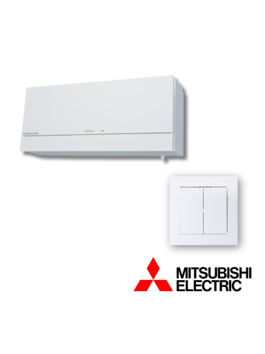 Sieninis mini rekuperatorius Mitsubishi VL-100EU5-E su valdikliu