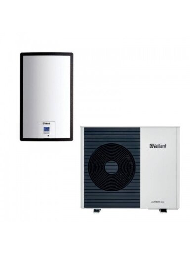 Šilumos siurblys oras/vanduo aroTHERM R290 VWL 125/6 A 230V (monoblokas) - 12,5 kW, COP 5