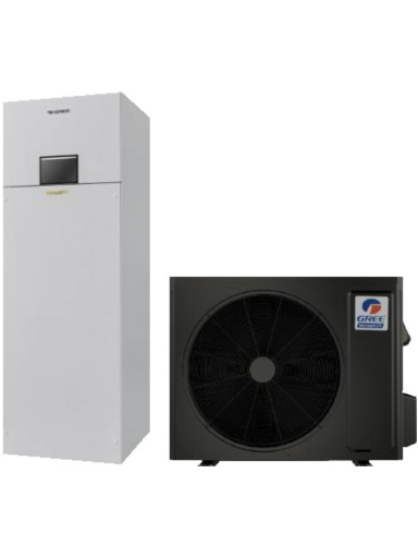 Šilumos siurblys oras/vanduo Gree Versati IV DUO, 14,60/13,80 kW