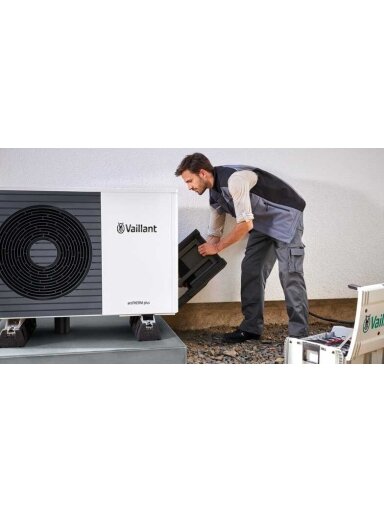 Šilumos siurblys oras/vanduo Vaillant aroTHERM Split plus VWL 55/8.2 AS + VWL 58/8.2 IS (188l), R32, 230V