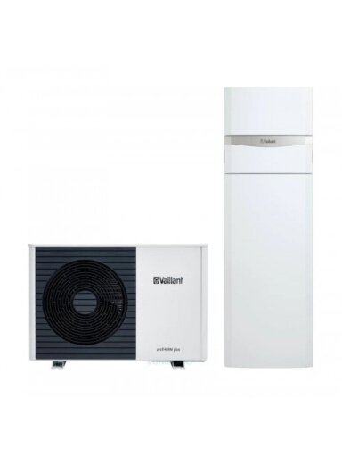 Šilumos siurblys oras/vanduo Vaillant aroTHERM Split plus VWL 55/8.2 AS + VWL 58/8.2 IS (188l), R32, 230V