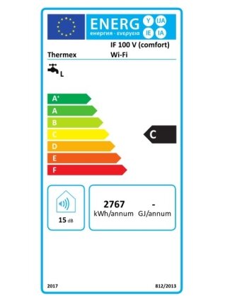 Vandens šildytuvas Thermex IF Comfort 100 Wi-Fi 1
