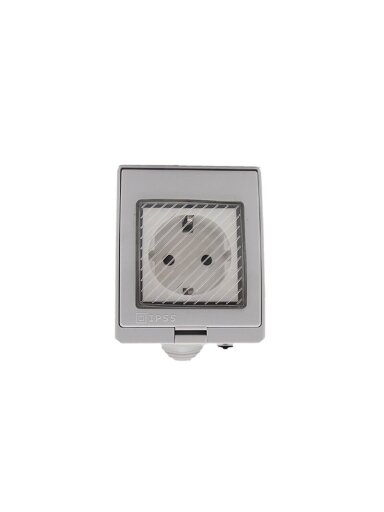 Vandeniui atsparus kištukinis lizdas Feelspot FS-WSK02WE IP55 WiFi, Tuya