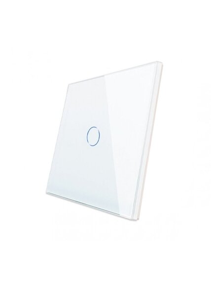 Vienpolis sensorinis jungiklio dangtelis Feelspot, baltas, 86x86mm 2