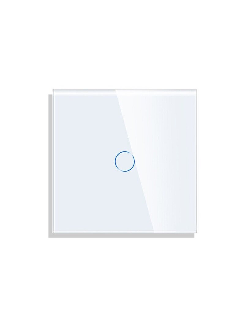 Vienpolis sensorinis jungiklio dangtelis Feelspot, baltas, 47x47mm